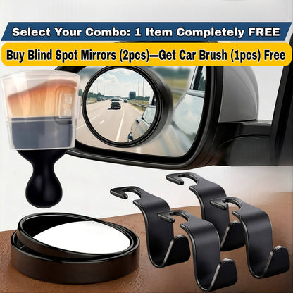 360° Premium Blind Spot Mirrors (2pcs) — Free 1 Item With Every Order