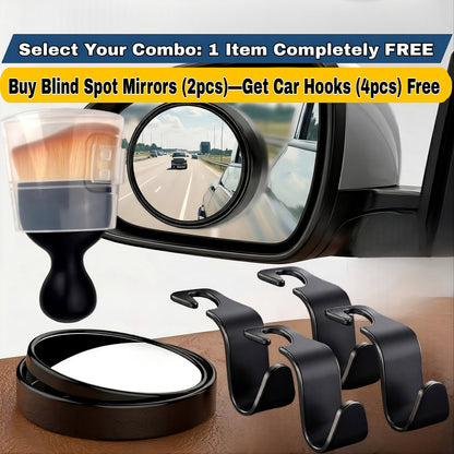 360° Premium Blind Spot Mirrors (2pcs) — Free 1 Item With Every Order